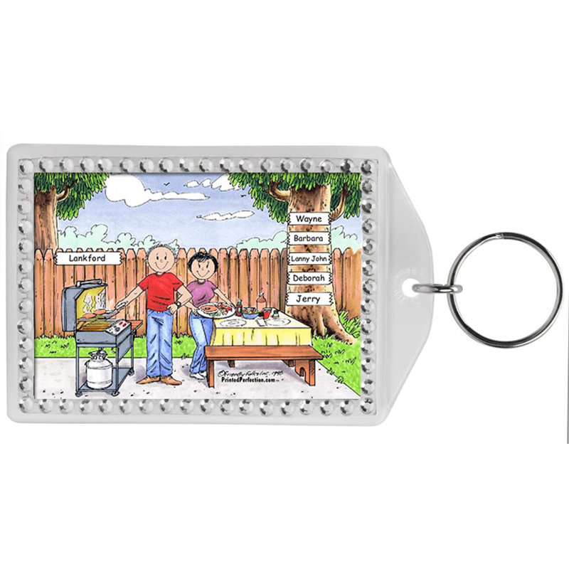 Porte-clés personnalisé et personnalisé 5 personnes, Oui