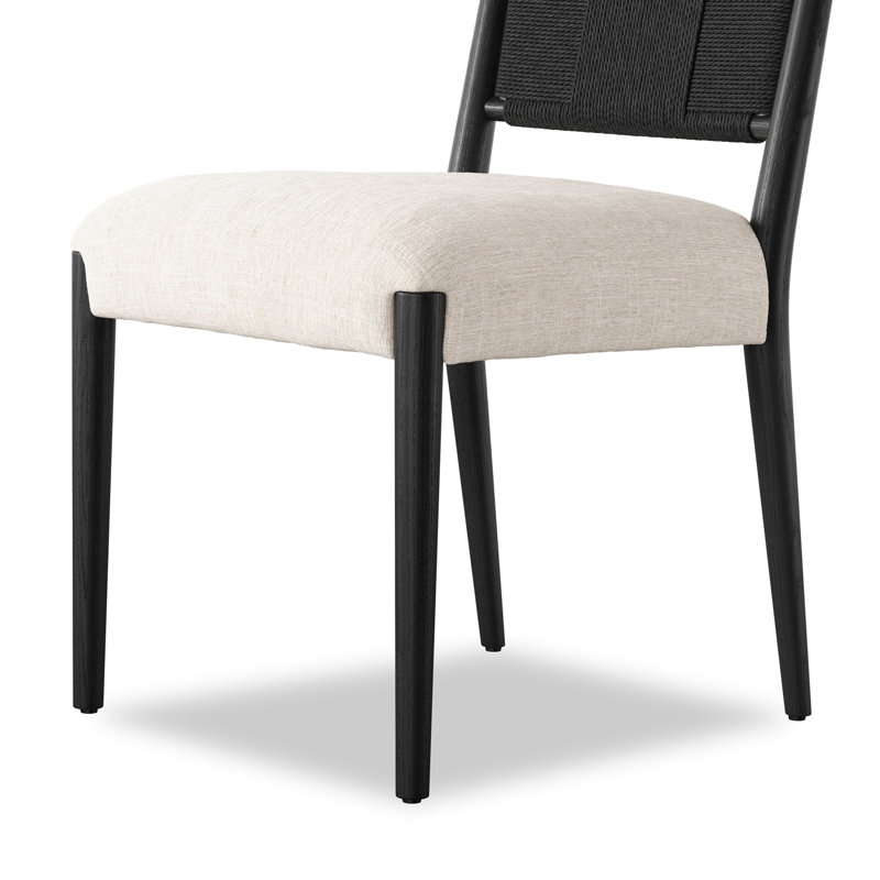 Rothler Dining Chair-Alcala Wheat, Black Brushed Ash, Essence Natural