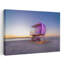 «Sunrise With A Pastel Lifeguard Station - Do The Colors Make This», art mural abstrait contemporain-76934372