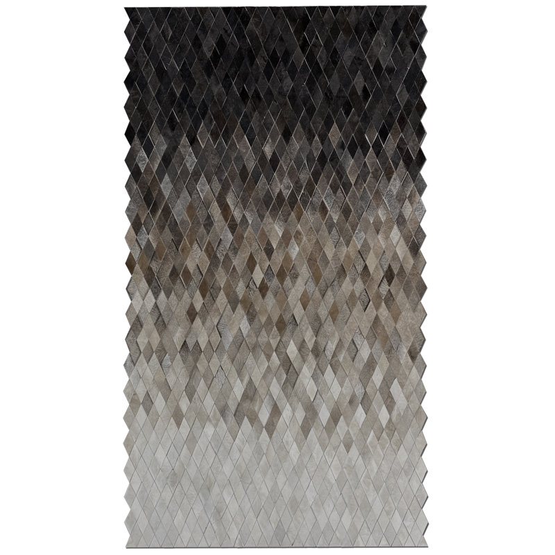 Tapis en similicuir / brun Demeter, Rectangle 8 pi x 10 pi