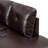 Brown Faux Leather 3-Piece Sectional Sofa Set with Storage Ottoman-98175001-98175006-98175010