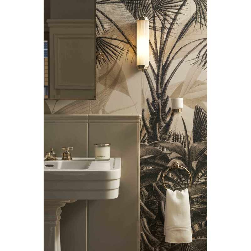 Chicago 1-Light Dimmable Bath Bar, Light Gold
