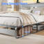 Grand lit antique argent antique