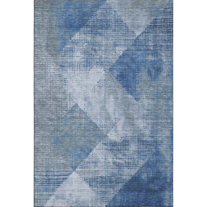 Premium Machine Washable Cortes AMF1065 Diamond Rug, Rectangulaire 3 pi x 5 pi