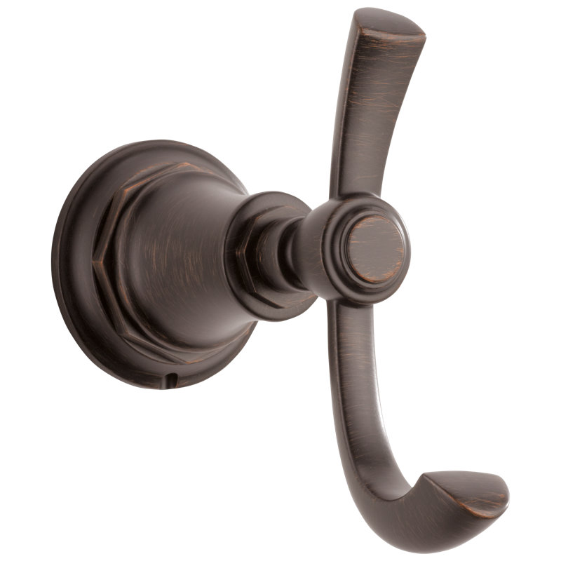 Rook® Double Robe Hook, Venetian Bronze