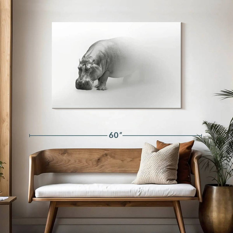 Phantom Hippo, 30" H x 45" W