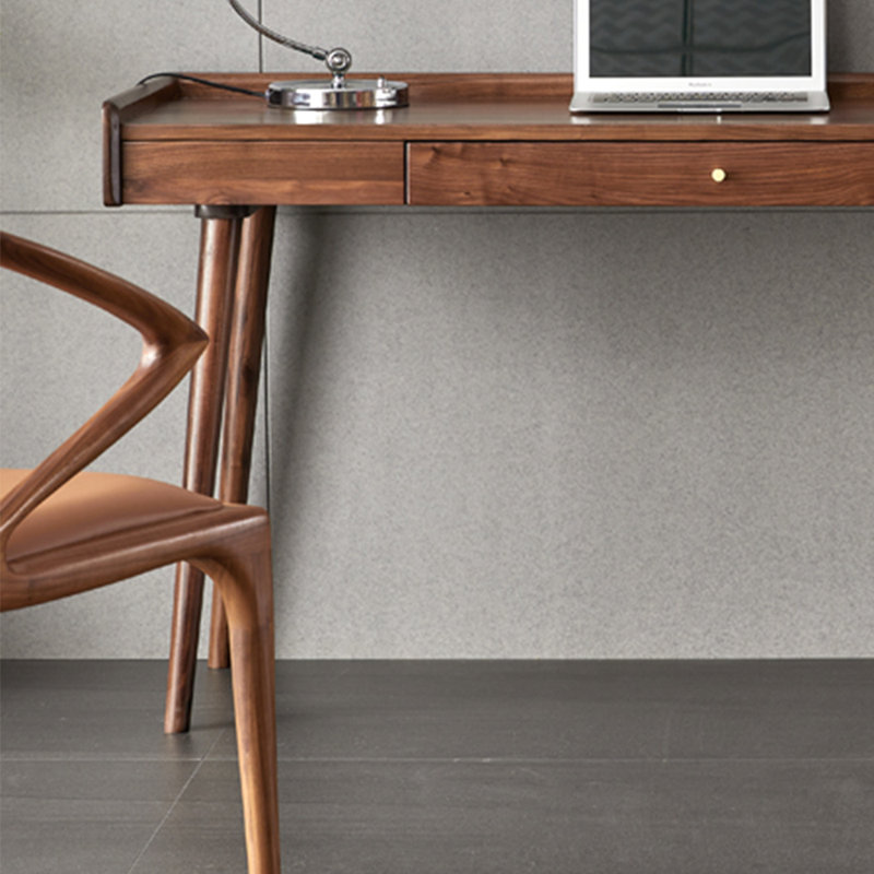 Chaise de bureau en bois massif