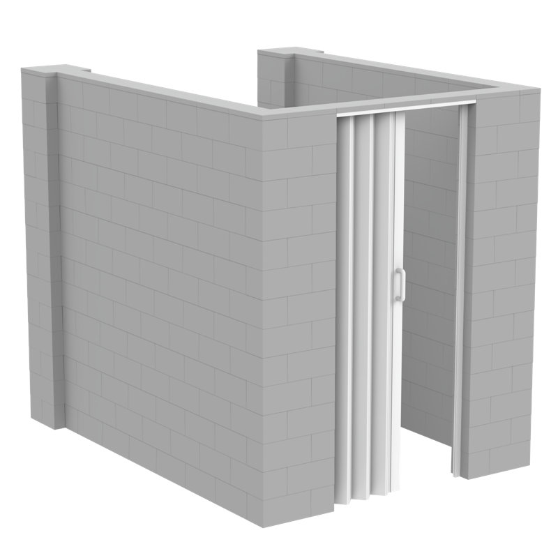 Ensemble de chambre en U Everblock, H 84 po x l 96 po x P 72 po, Gris clair