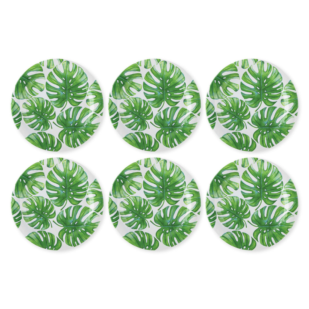 Meadville 11'' Melamine Dinner Plate (Set of 6) Bayou Breeze