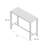 Convene Wicker Rattan Outdoor Patio Rectangle Bar Table in Espresso