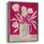 Fuchsia Arrangement II, reproduction encadrée - bois massif-914909661