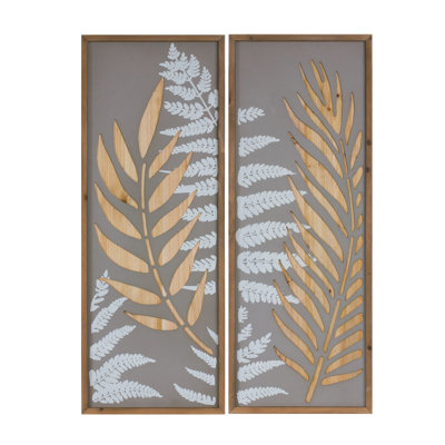 Reproduction encadrée de 2 panneaux de fibres à densité moyenne