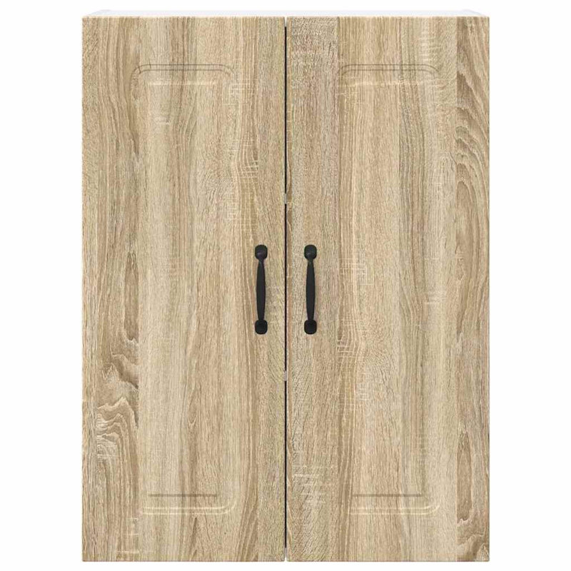 Vidaxl Kitchen Wall Cabinet Sonoma Oak 60 X 31 X 80 Cm Engineered Wood, 80cm H x 60cm W x 31cm D, Sonoma Oak