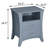 Nightstand With 2 Drawers And Open Shelving-1737868723