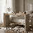 Elegant Waterfall Design Sofa Table - Concealed Drawer Storage For Hallway & Entryway-1817850952
