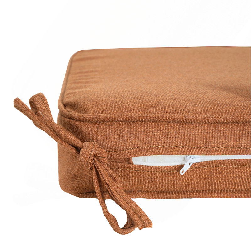Coussin de chaise de patio d'extérieur, orange
