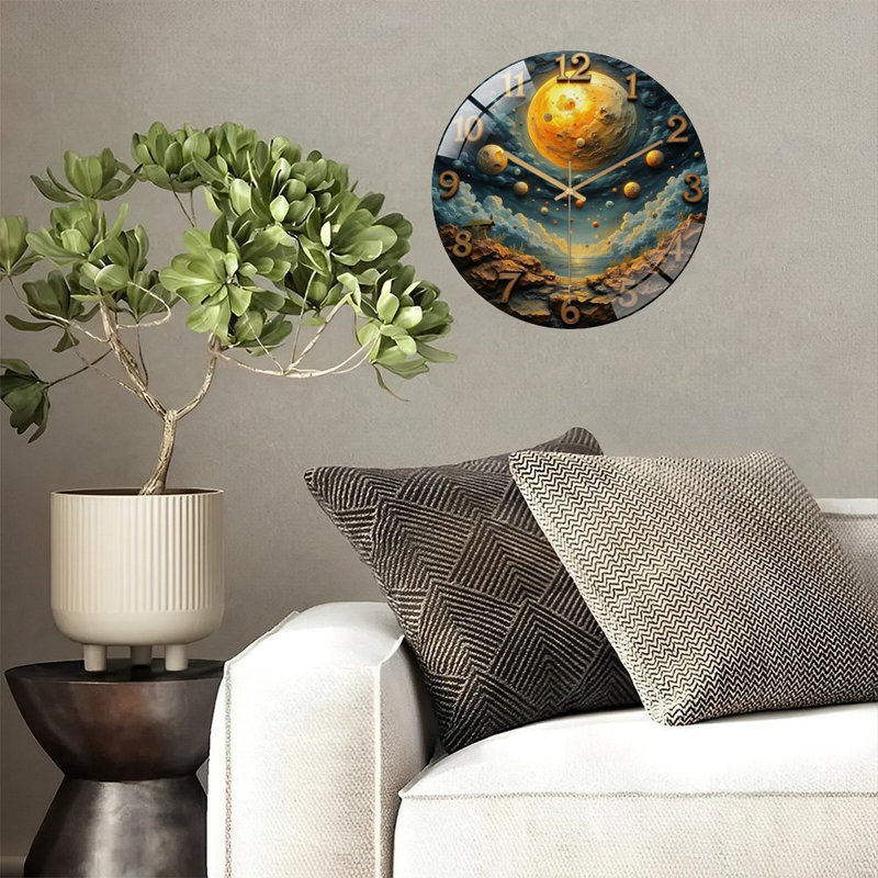 Horloge murale 12 po