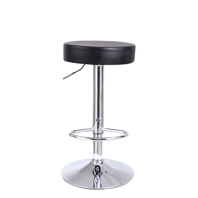 Tabouret pivotant à hauteur réglable, Noir