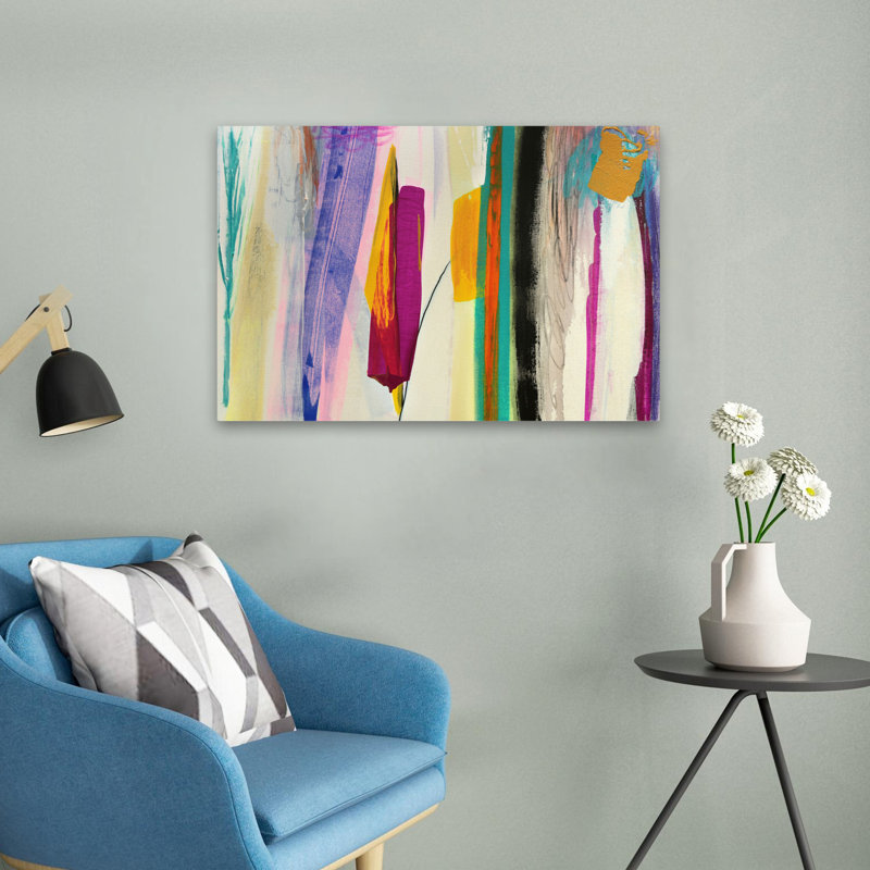 Jardin 2 - Art abstrait, H 24 po x l 16 po