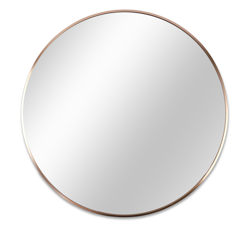 Miroir de salle de bain 39 po. (Comprend un miroir seulement), Doré, 39 po x 39 po