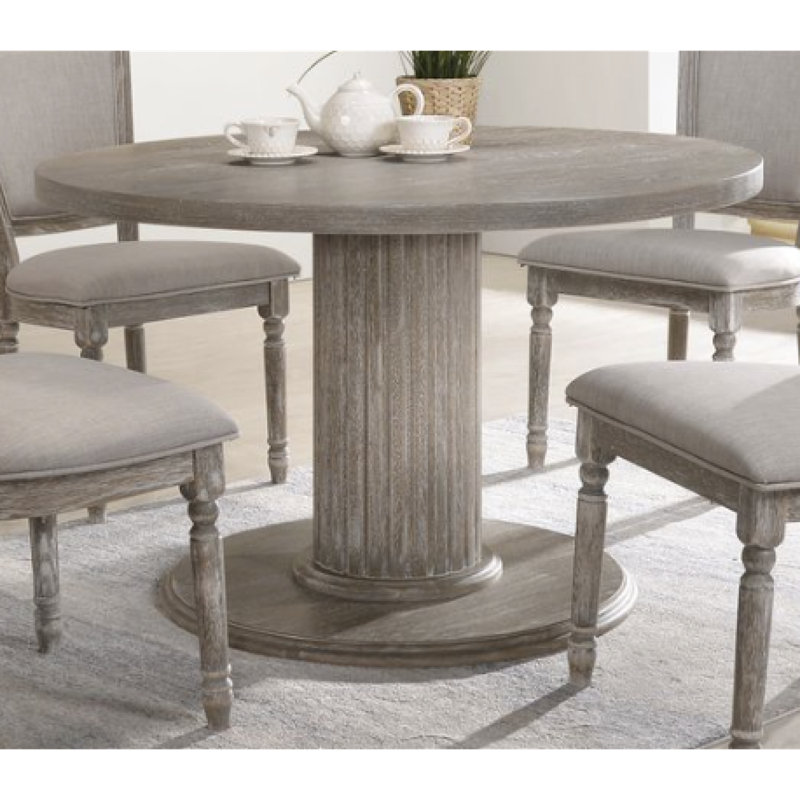 Reclaimed Gray Finish Dining Table