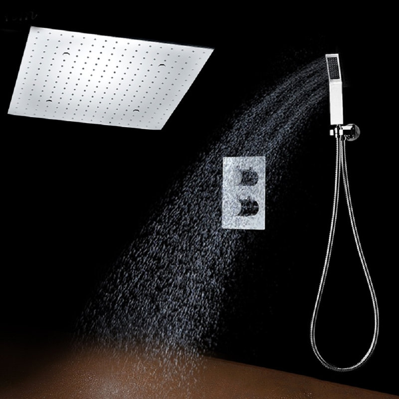Valencia LED Thermostatic Shower System Sleek Design with Luxury Temperature Control