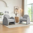 Delal Upholstered Boucle Armchair