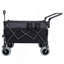 Chariot pliant multifonctionnel avec chariot rotatif et poussoir avec poignée rotative et pneus de plage de 9 po x 4 po pour le camping et la plage - 300 L très résistant, grande capacité pour le transport, l'épicerie et l'utilisation à l'extérieur-128815526