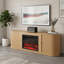 Meuble télé avec foyer Mid-Century-976562796