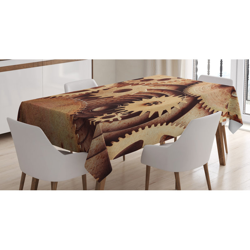 Geometric Tablecloth, 84" L x 60" W