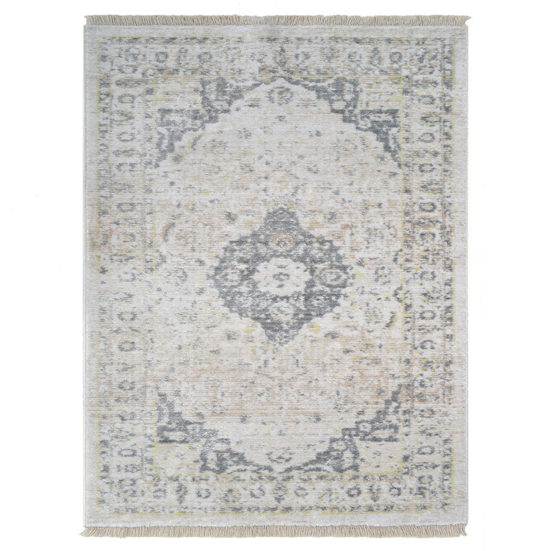 Selma MACHINE MADE POLYESTER AREA RUGS  - Cream Color, Oriental Design, Area Rugs for Living Room, Bed Room