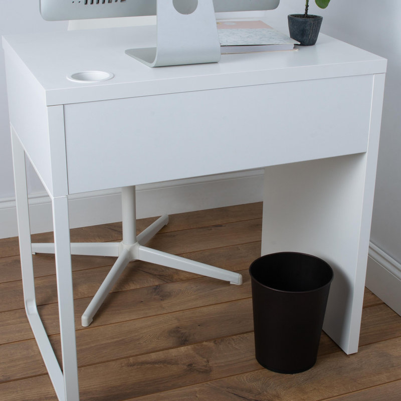 Bronze Stainless Steel Compact Waste Basket