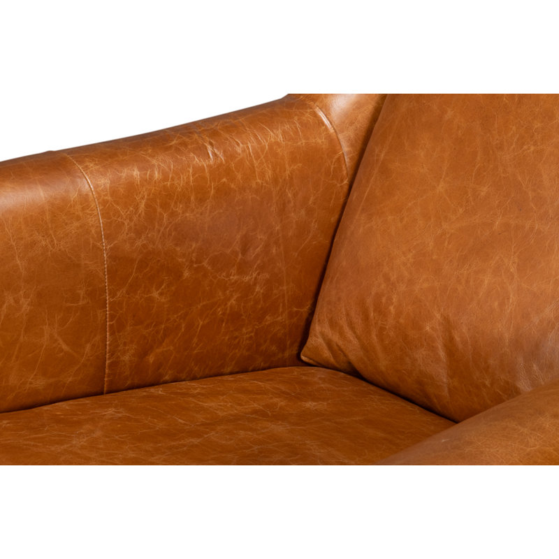 Vandike Club Chair, Light Brown