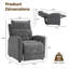 Fauteuil inclinable surdimensionné -443449231
