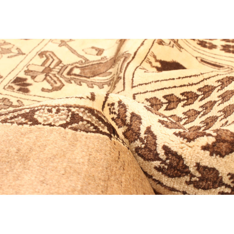 Tapis crème Kayseri Vintage 6 pi 9 po x 9 pi 10 po