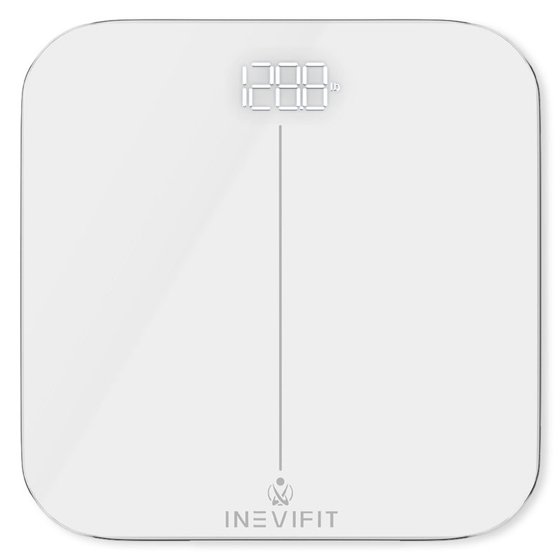 INEVIFIT Digital Bathroom Scale, White
