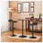 Adjustable Height Bar Table And 2 Chrome Adjustable Swivel Stools Set-1574702951-1560703831-1560703824