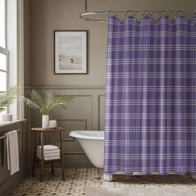 Rideau de douche orange 1 pièce