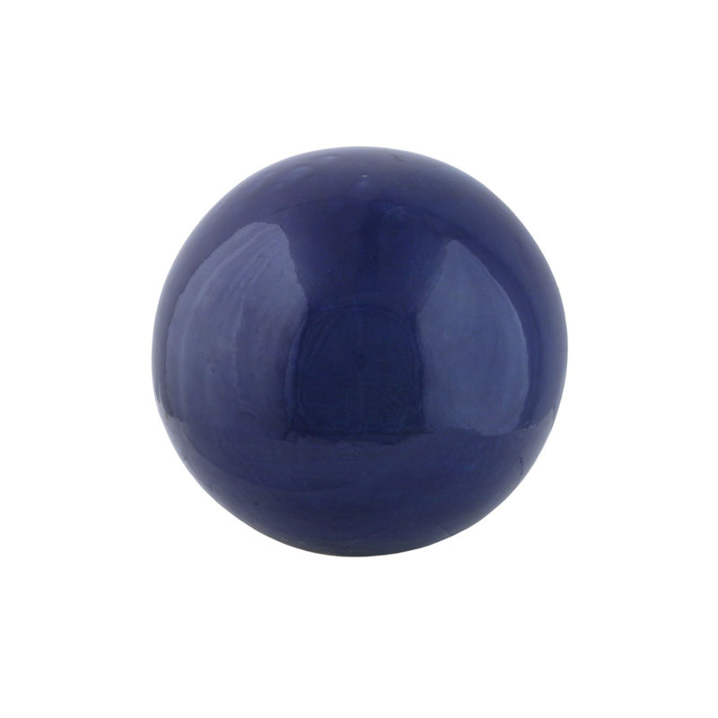 Sphère 12 po - bleu cobalt, Bleu, H 11,75 po x l 12 po x P 12 po
