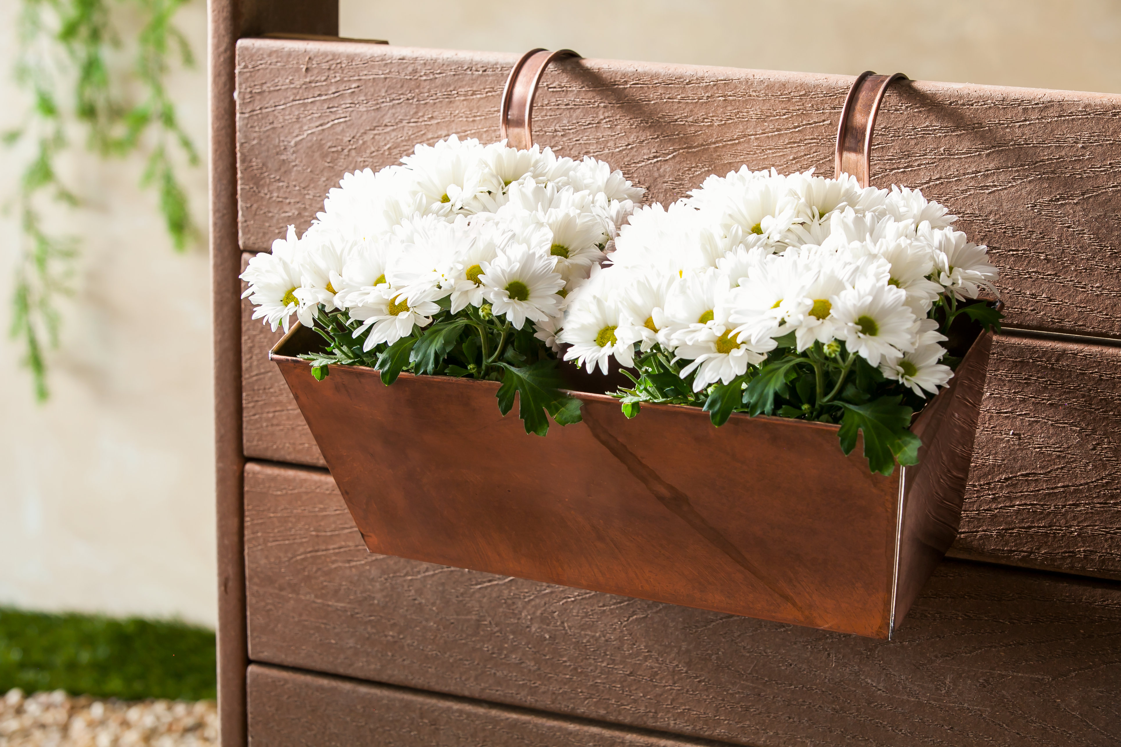 Lark Manor™ Areyonna 1 - Piece Metal Indoor/Outdoor Window Box Planter & Reviews | Wayfair