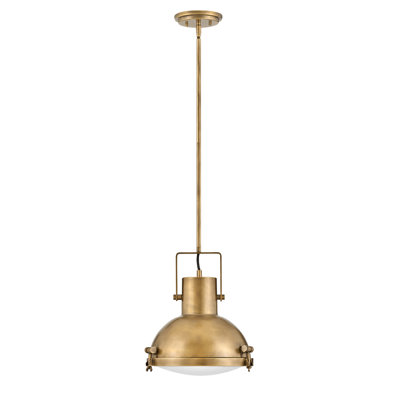 Nautique Single Light Coastal Pendant w/ Etched Opal Glass