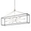 Glendale - 10 Light Island Light - Polished Nickel/Black Finish