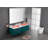 Wenty 14.5'' Chrome Rectangular Bathroom Sink
