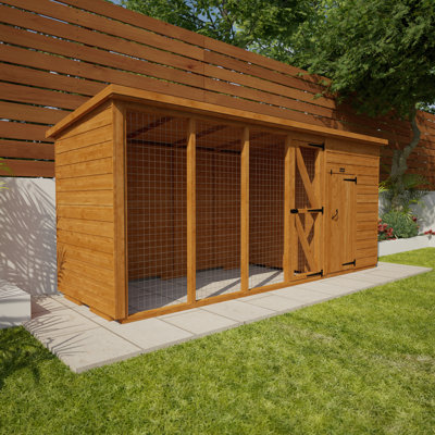 Tiger Solid Wood Dog House