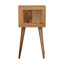 Martell 30cm W Solid Wood Bedside Table