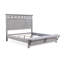 Banc de lit de pied de lit de charme rustique 1pc, bois massif grain de bois-1819779429
