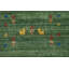 Tapis oriental rayé vert Gabbeh 8
