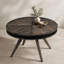 Table de salle à manger ronde de style moderne