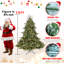 Arbre de Noël 7 pi avec 750 lumières UL - branches mixtes PE / PVC-940791829-940791825