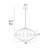 4 - Light Dimmable Globe Chandelier